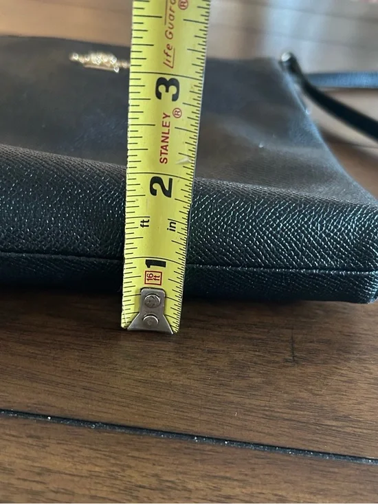 Coach Kitt Crossgrain Messenger Crossbody Bag Black - Picture 5 of 13